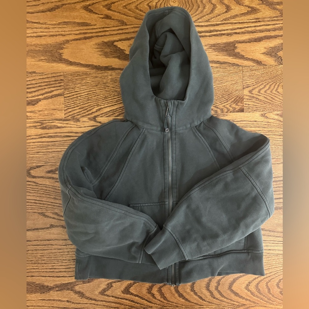 lululemon athletica dark green Hoodie